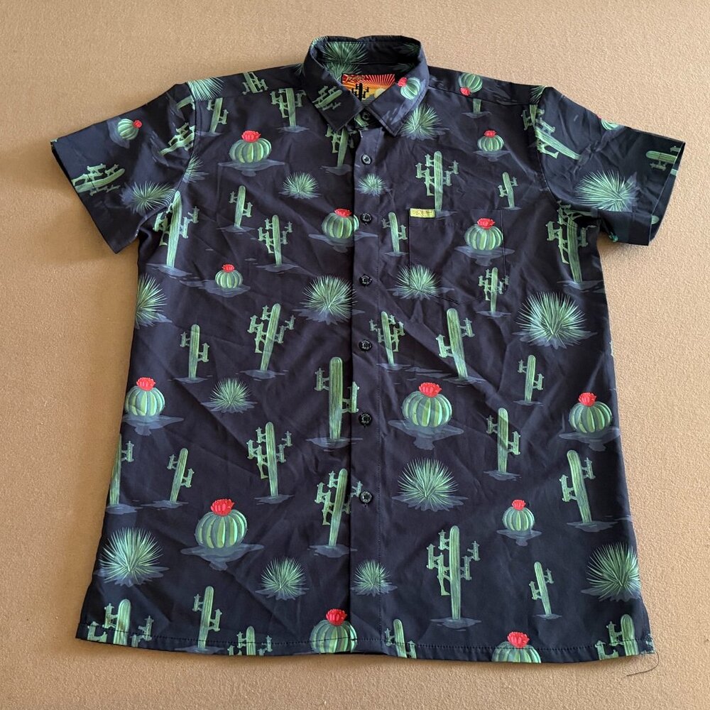 Retro Rifle Homeland Black Button Down